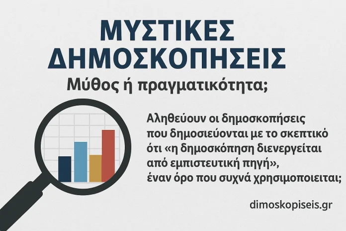 Μυστικές δημοσκοπήσεις Μυστικές δημοσκοπήσεις