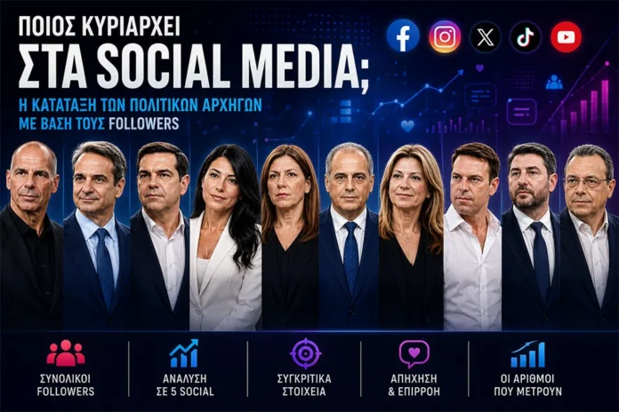 Οι πολιτικοί αρχηγοί στα social media