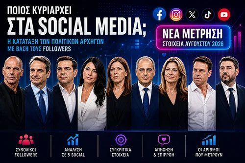 followers πολιτικων αρχηγών followers πολιτικων αρχηγών
