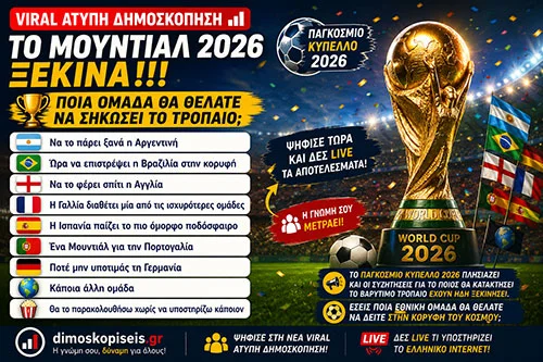 Mundial 2026 viral poll Mundial 2026 viral poll
