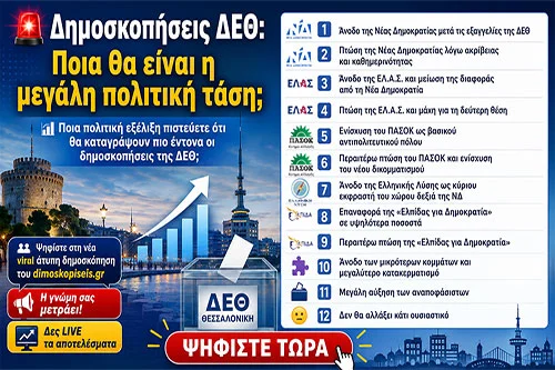 Δημοσκοπησεις ΔΕΘ